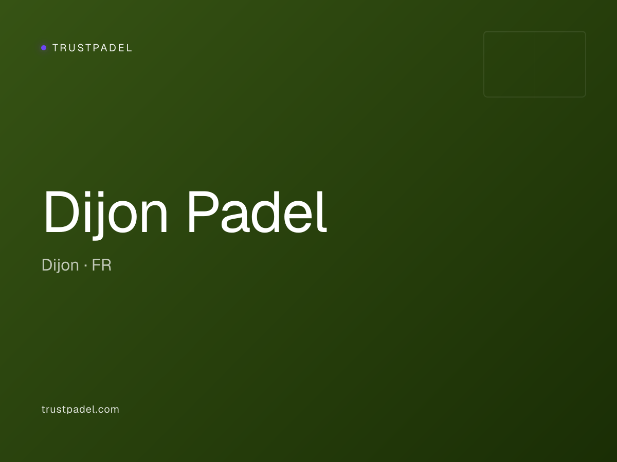Dijon Padel padel club