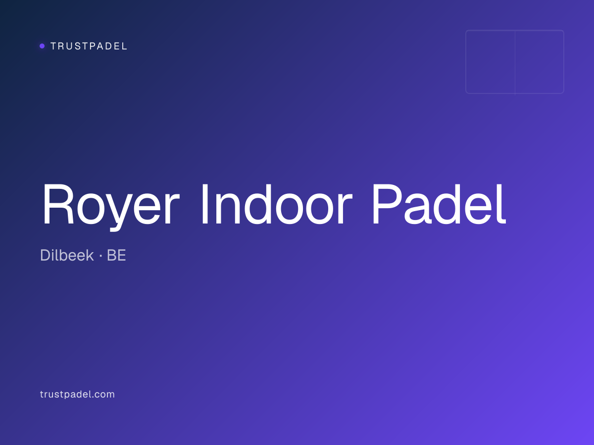 Royer Indoor Padel padel club
