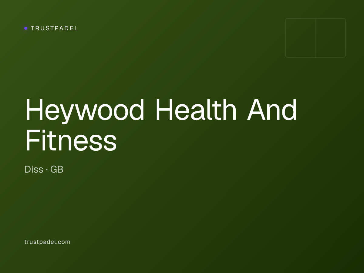 Heywood Health And Fitness padel club