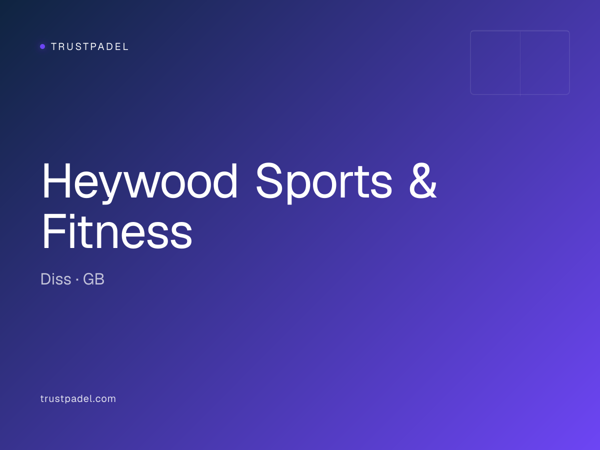 Heywood Sports & Fitness padel club