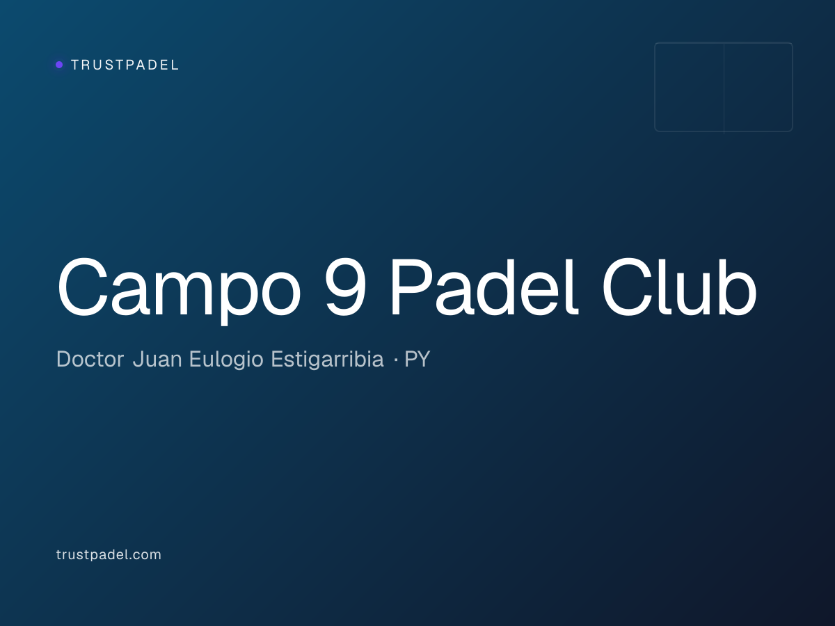 Campo 9 Padel Club padel club