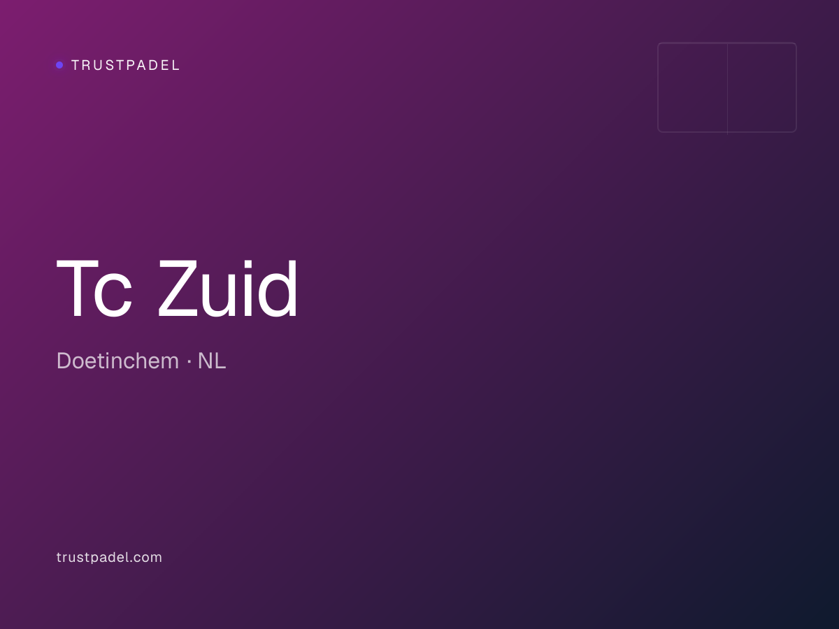 Tc Zuid padel club