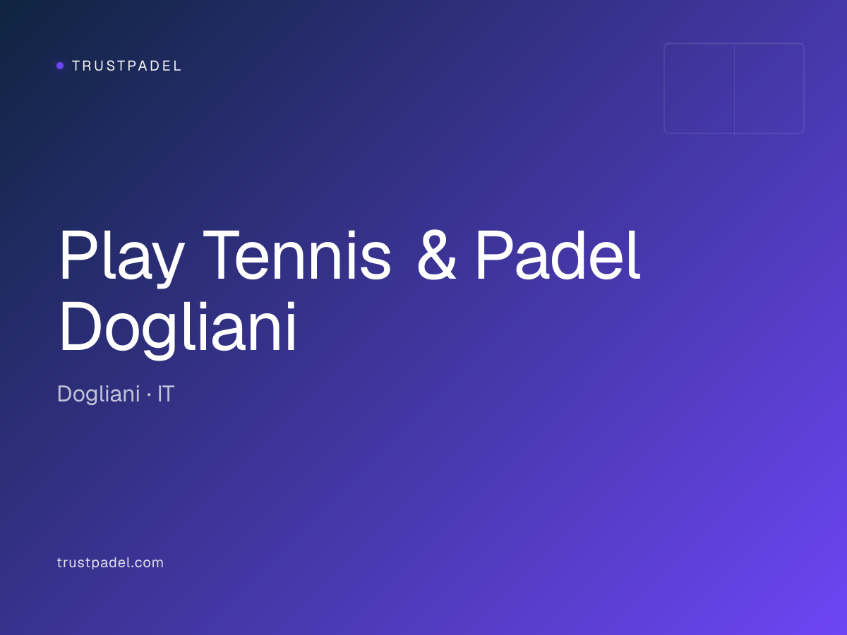 Play Tennis & Padel Dogliani padel club