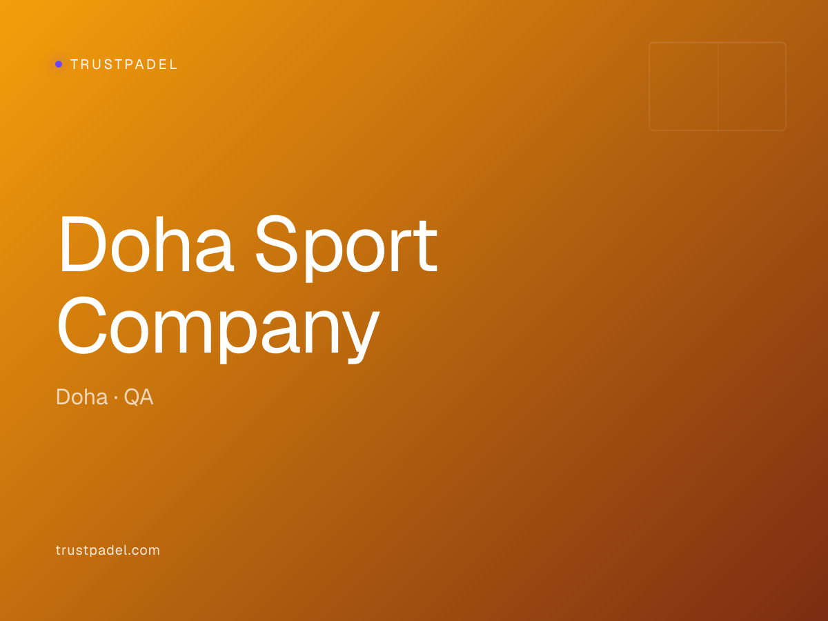 Doha Sport Company padel club