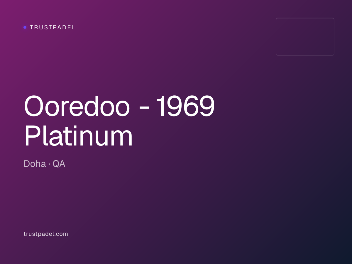 Ooredoo - 1969 Platinum padel club