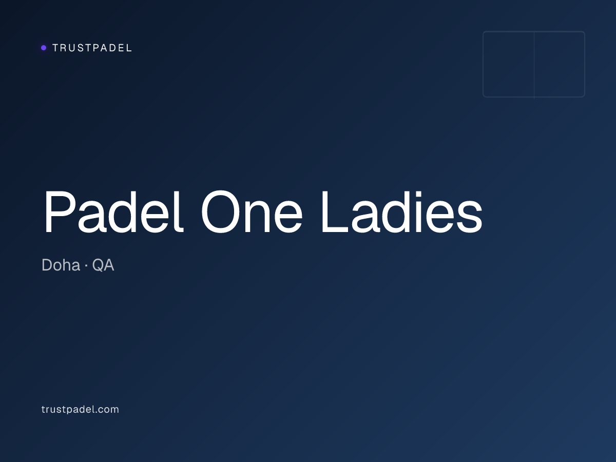 Padel One Ladies padel club