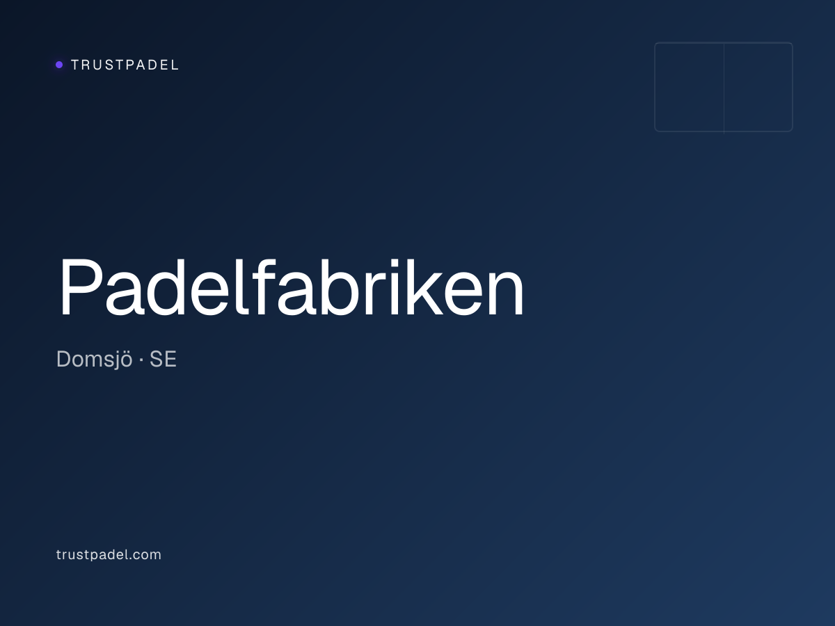 Padelfabriken padel club