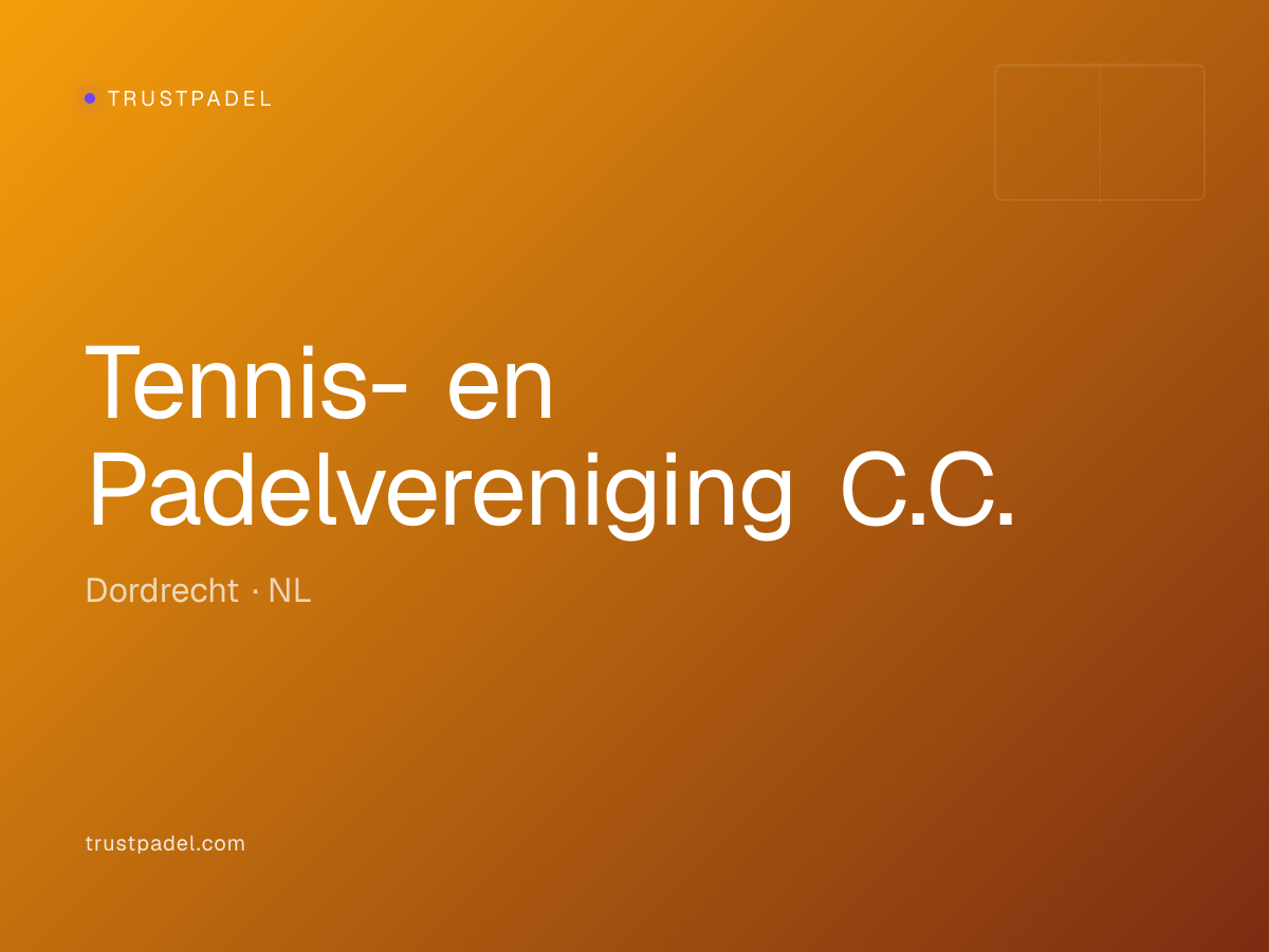 Tennis- en Padelvereniging C.C. padel club