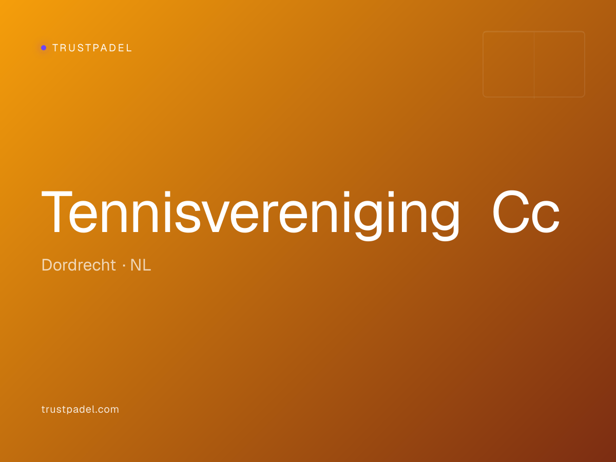 Tennisvereniging Cc padel club