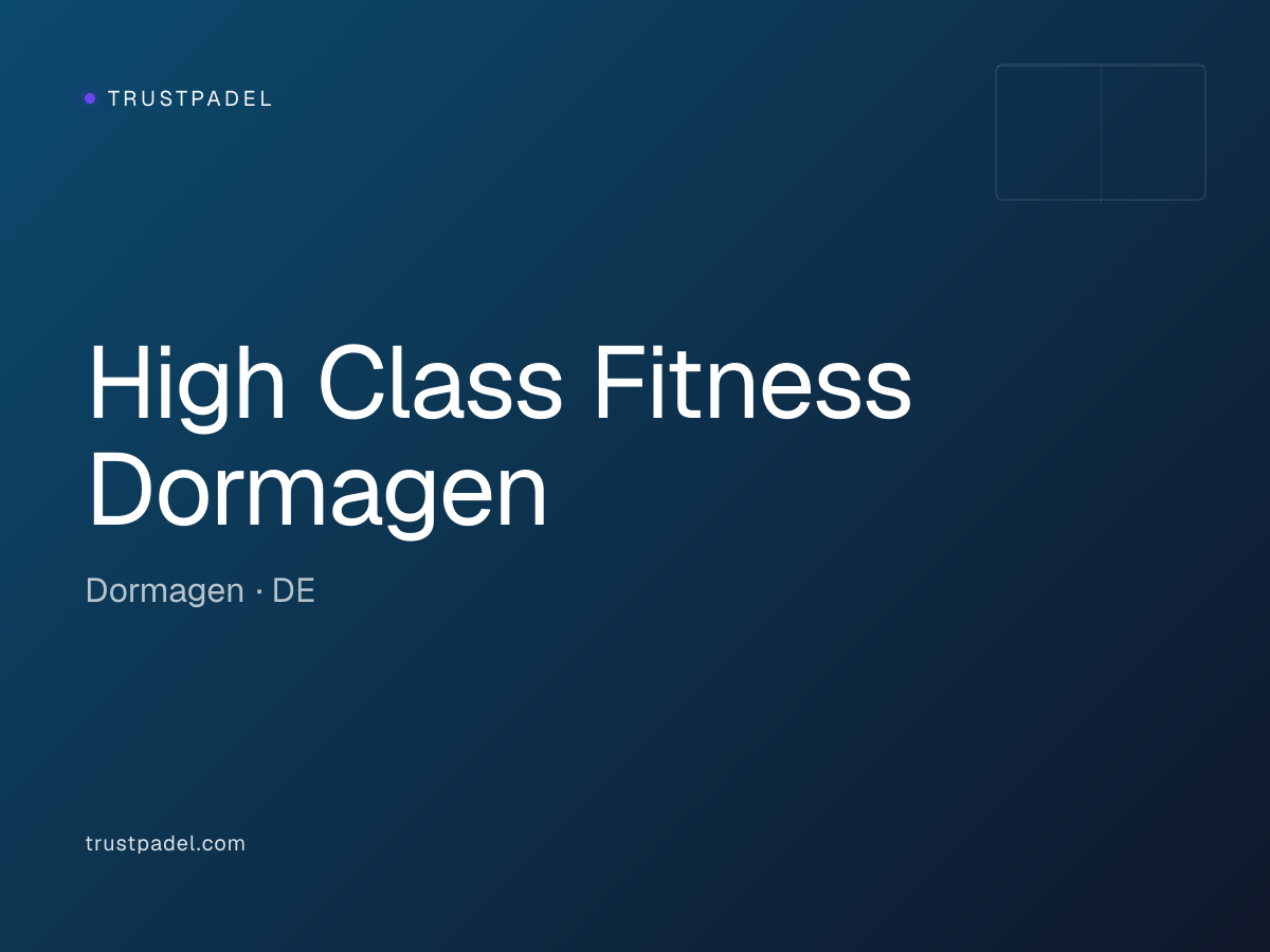 High Class Fitness Dormagen padel club