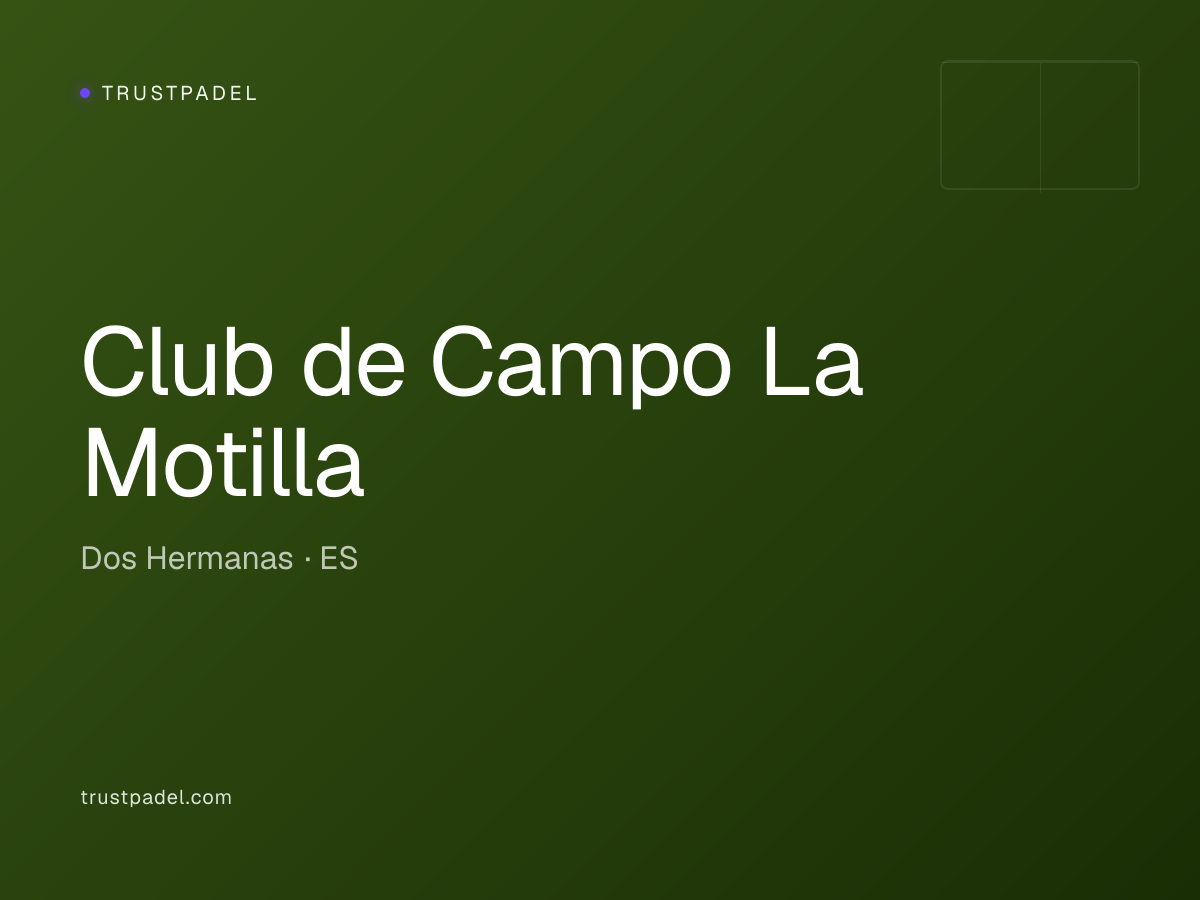 Club de Campo La Motilla padel club