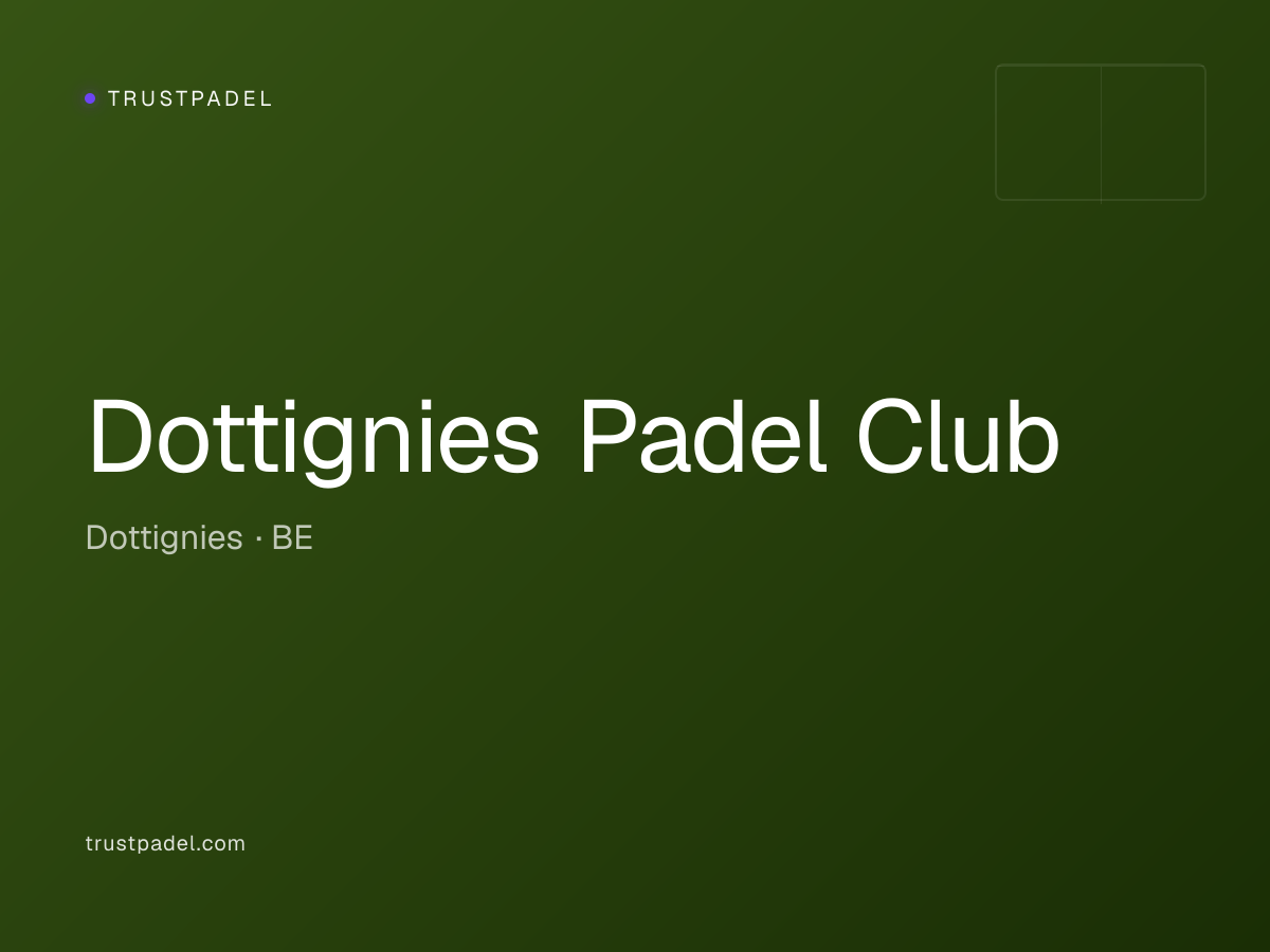 Dottignies Padel Club padel club