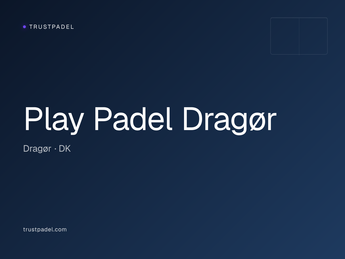Play Padel Dragør padel club