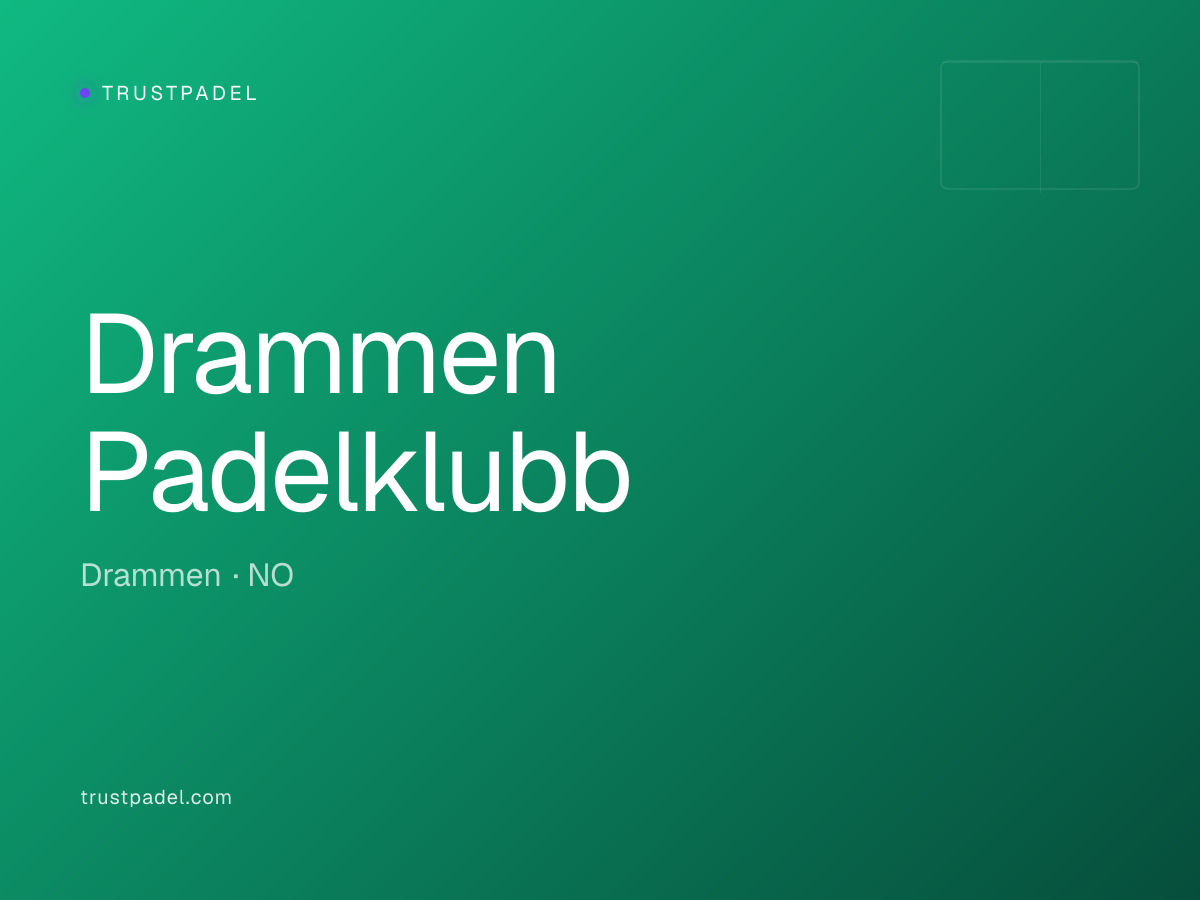 Drammen Padelklubb padel club