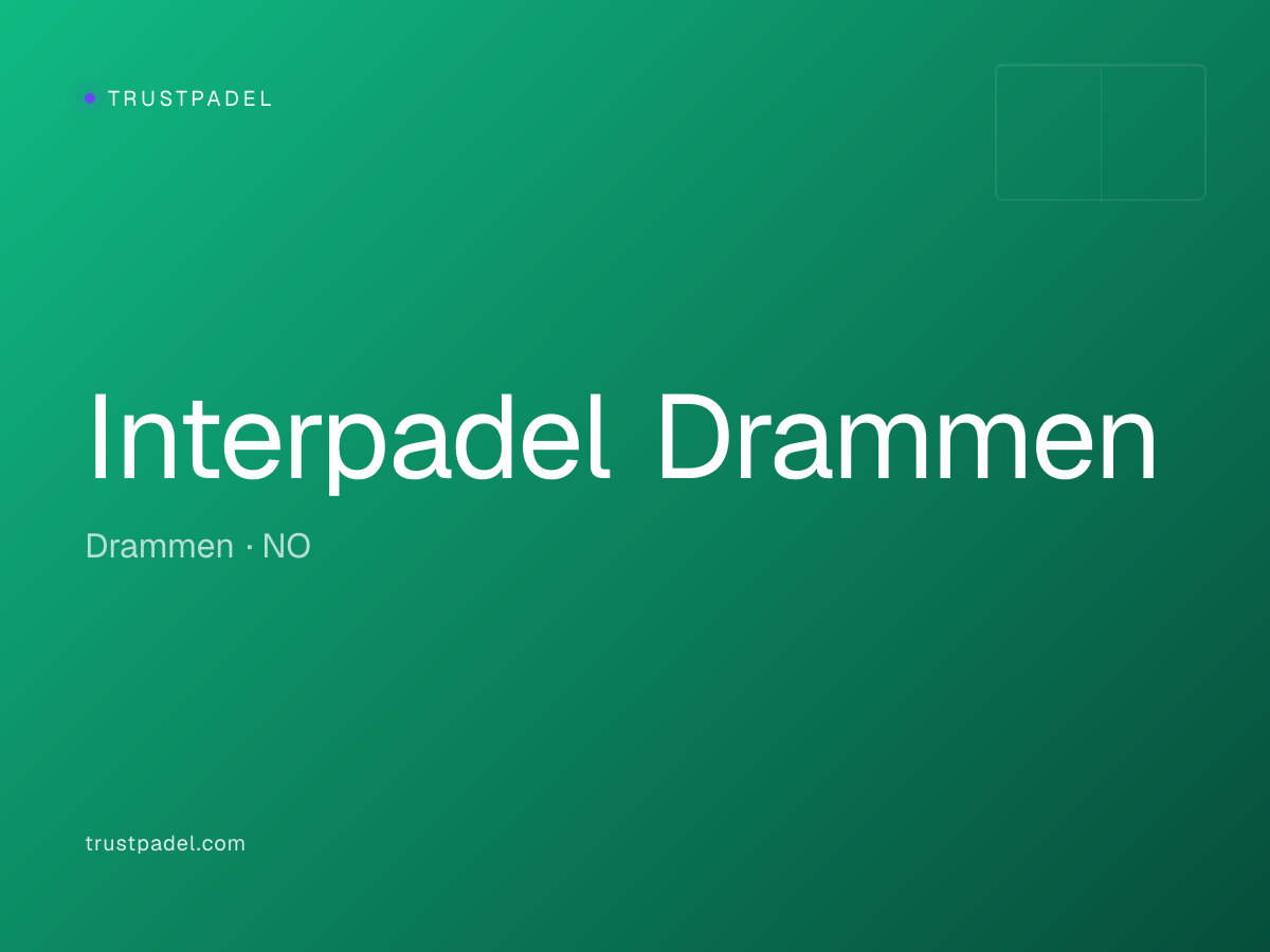 Interpadel Drammen padel club