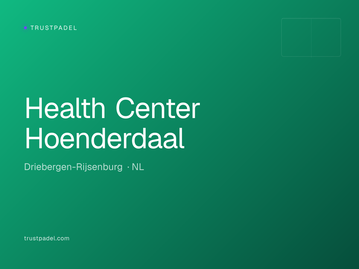 Health Center Hoenderdaal padel club