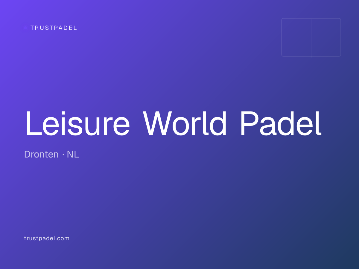 Leisure World Padel padel club