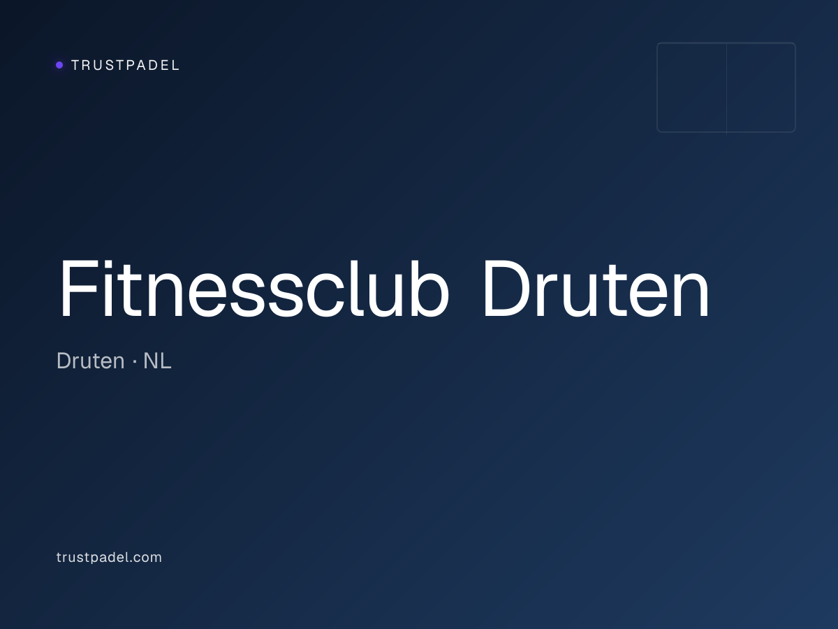 Fitnessclub Druten padel club
