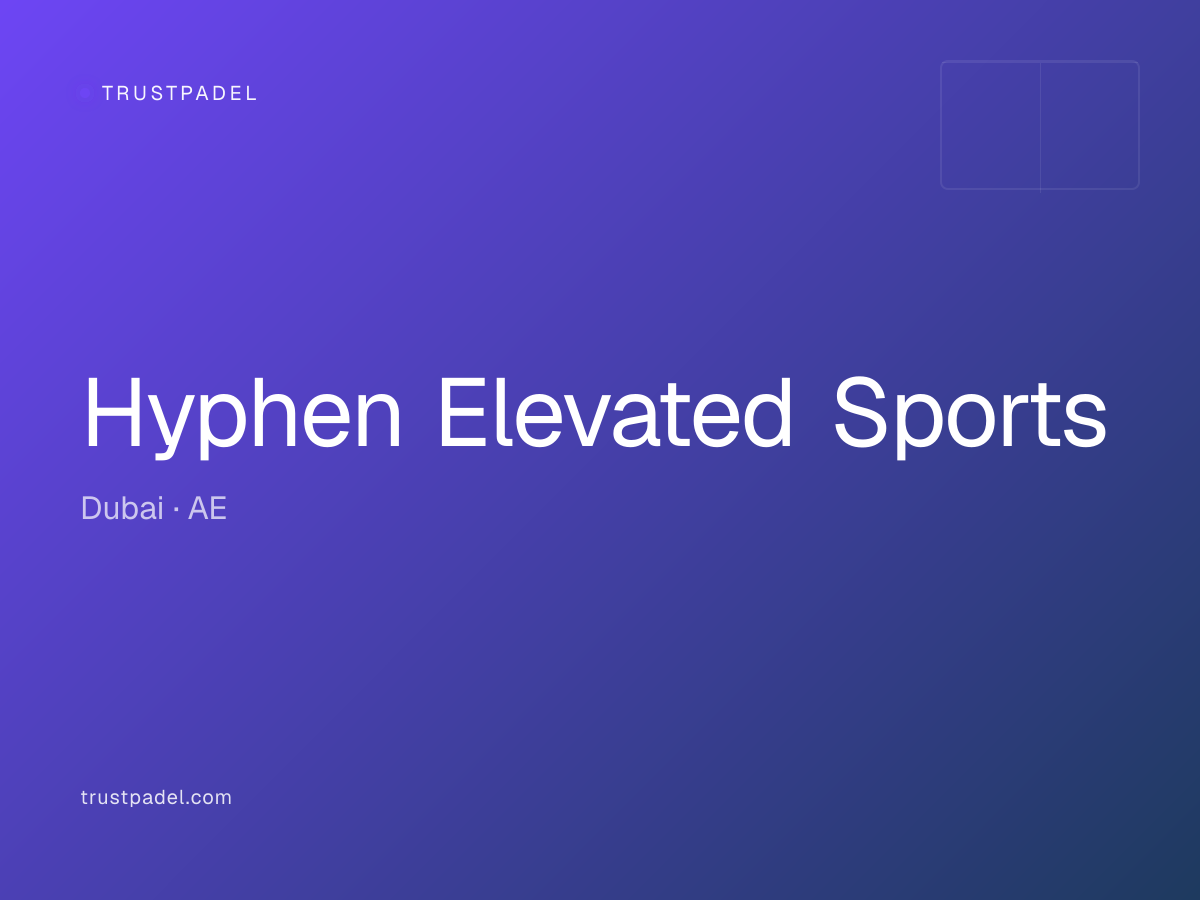Hyphen Elevated Sports padel club