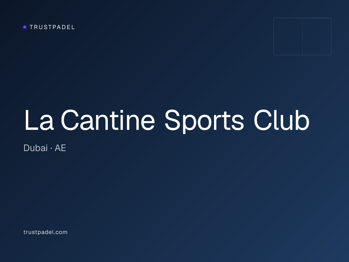 La Cantine Sports Club padel club