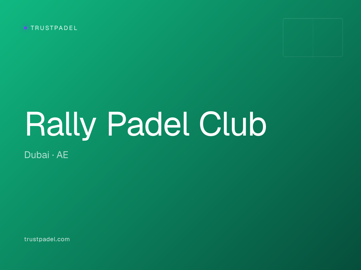 Rally Padel Club padel club