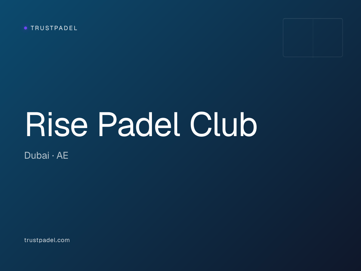 Rise Padel Club padel club