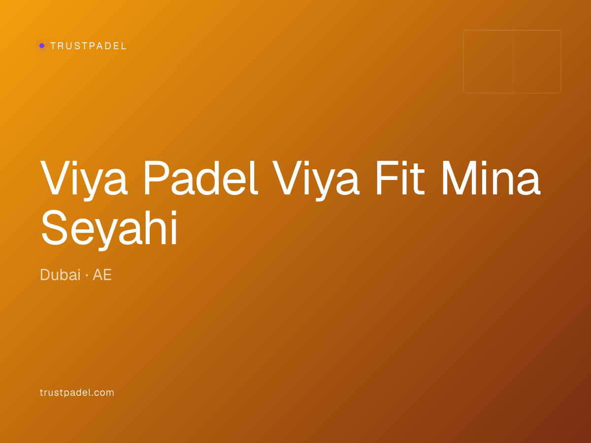 Viya Padel Viya Fit Mina Seyahi padel club