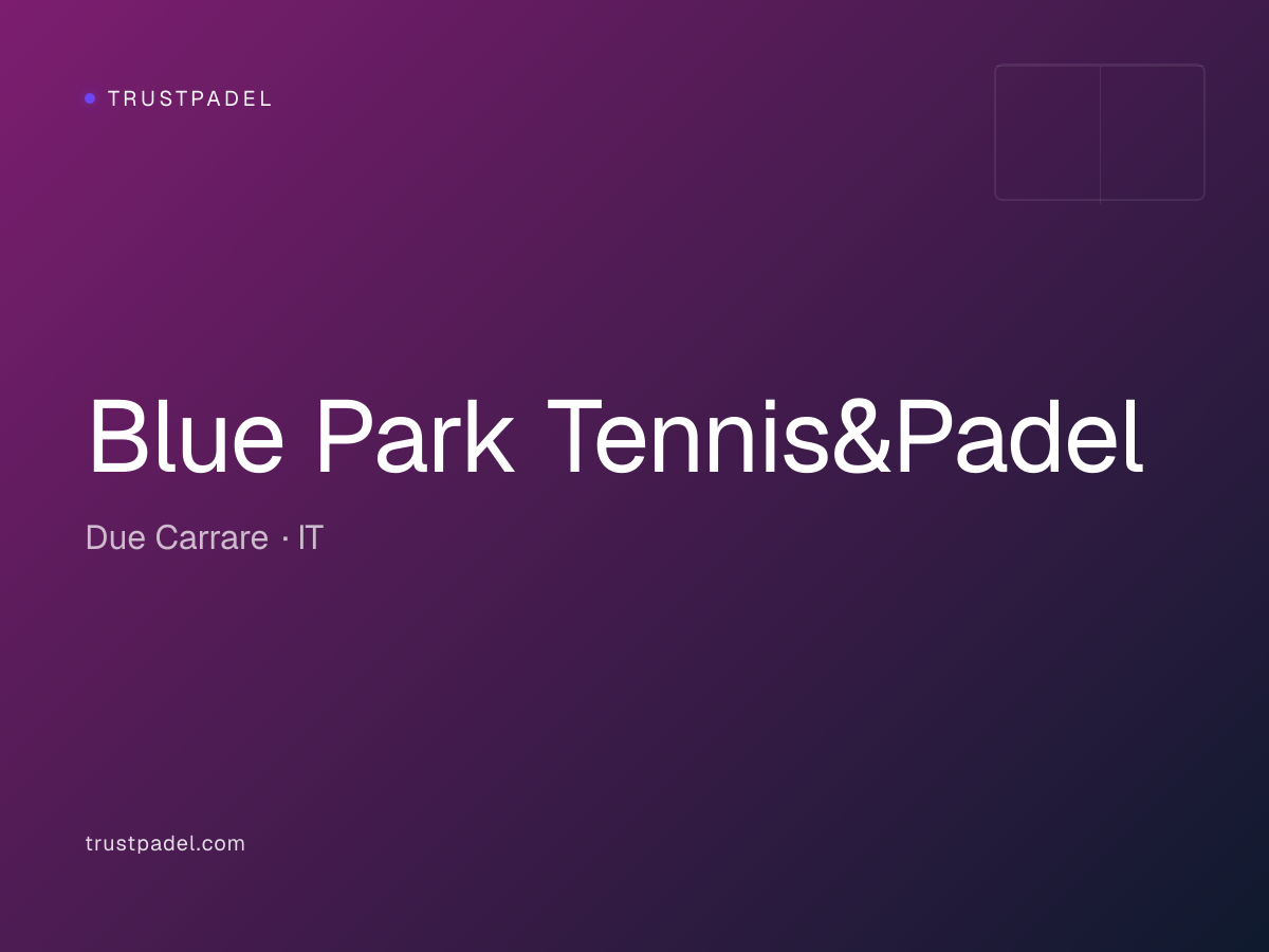 Blue Park Tennis&Padel padel club