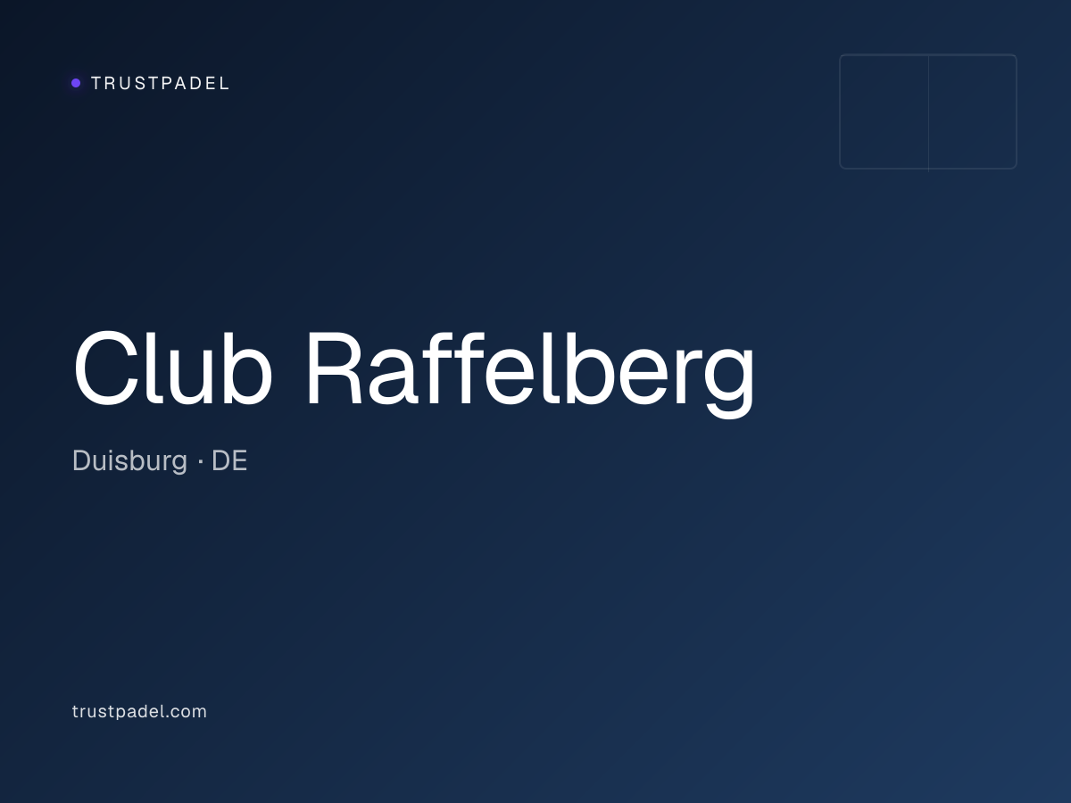Club Raffelberg padel club