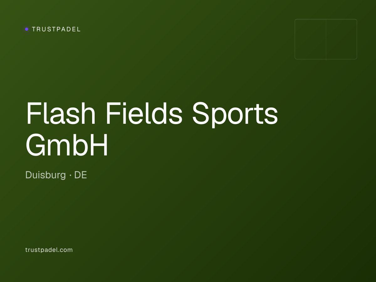 Flash Fields Sports GmbH padel club