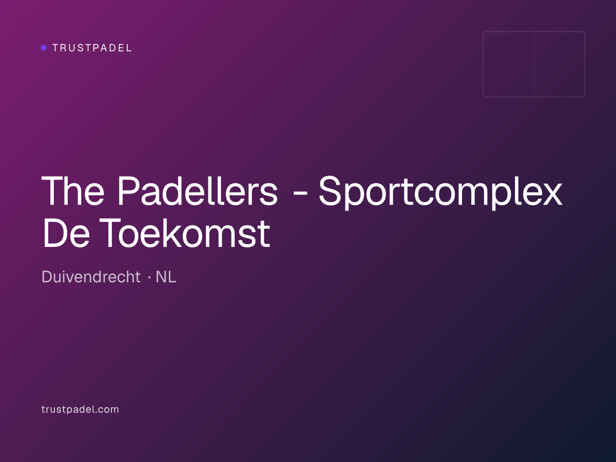 The Padellers - Sportcomplex De Toekomst padel club