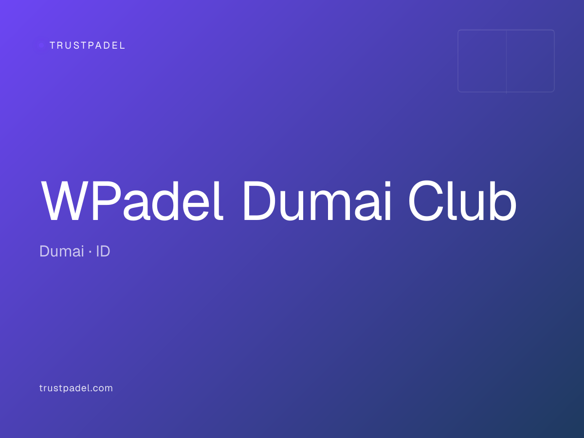 WPadel Dumai Club padel club