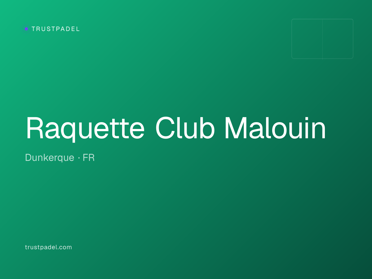 Raquette Club Malouin padel club