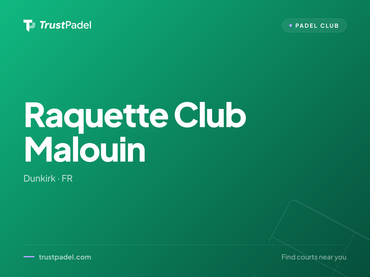 Raquette Club Malouin padel club