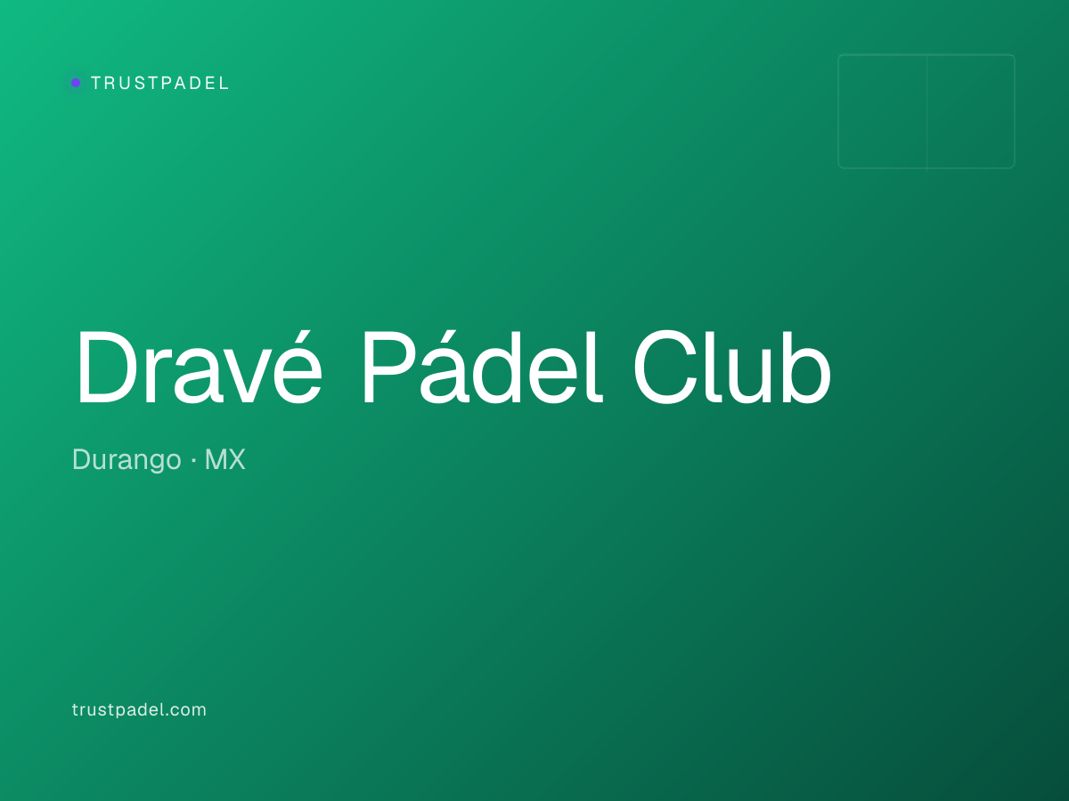 Dravé Pádel Club padel club