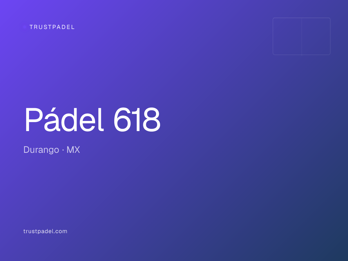 Pádel 618 padel club