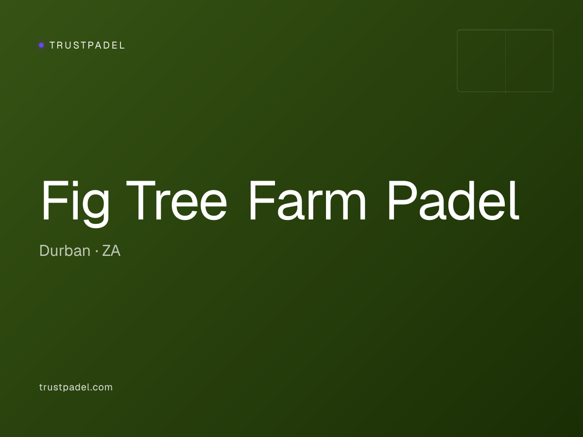 Fig Tree Farm Padel padel club