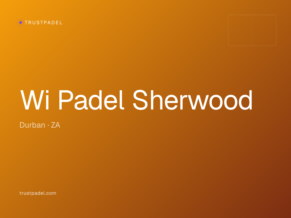 Wi Padel Sherwood padel club