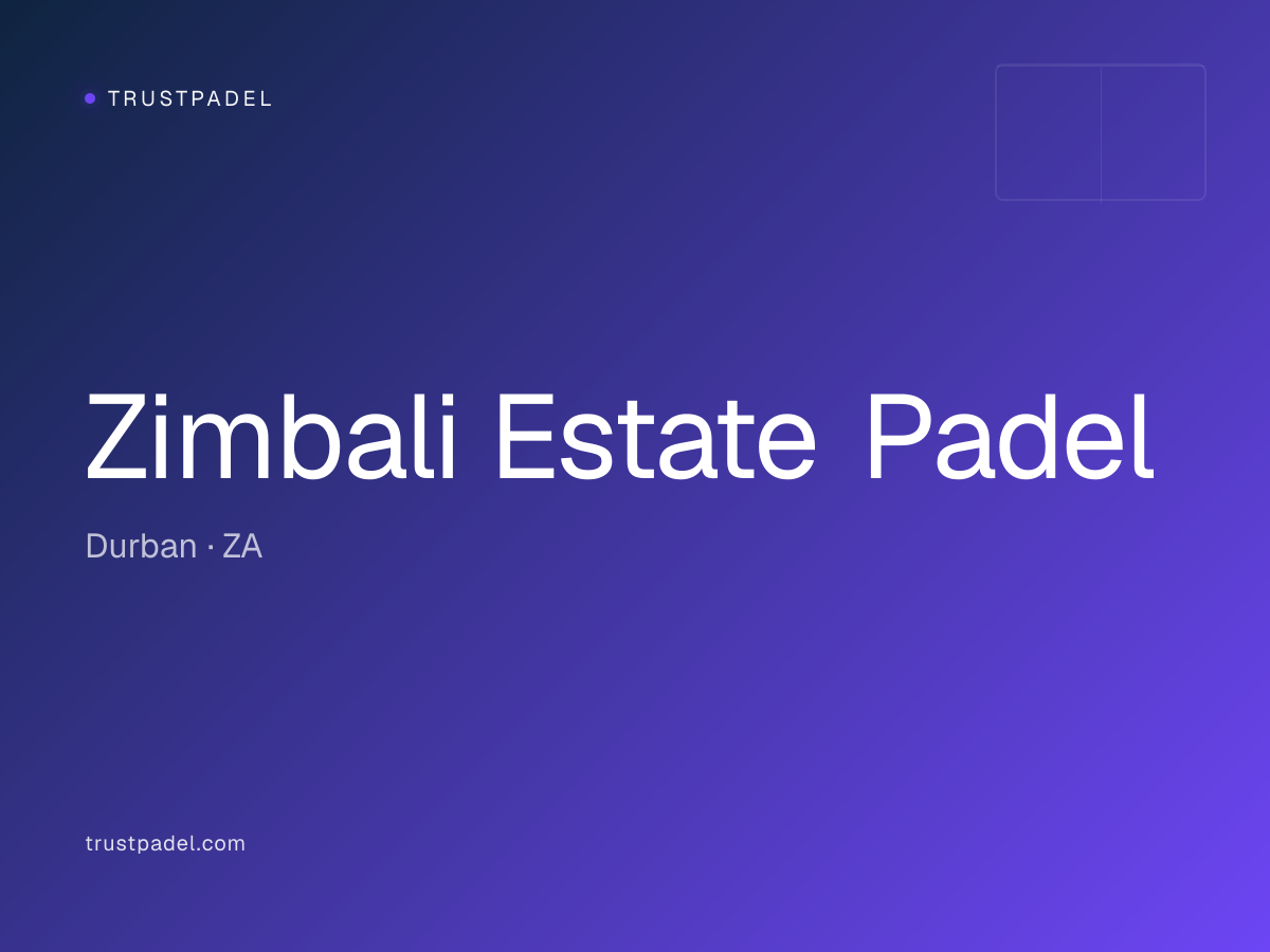 Zimbali Estate Padel padel club