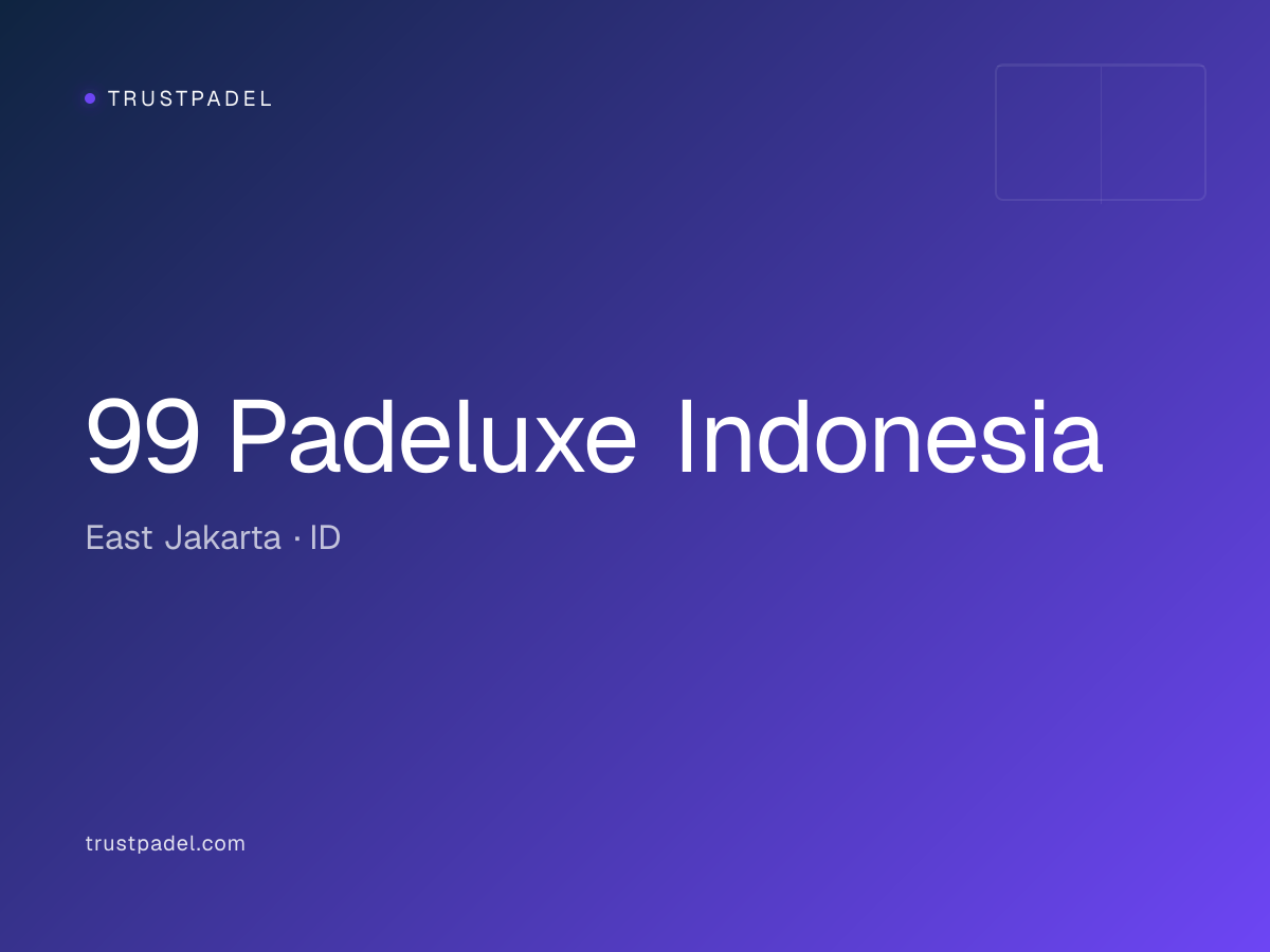 99 Padeluxe Indonesia padel club