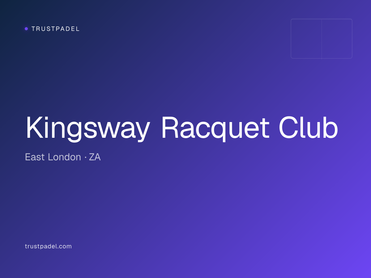 Kingsway Racquet Club padel club