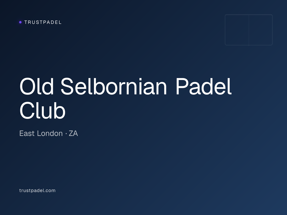 Old Selbornian Padel Club padel club