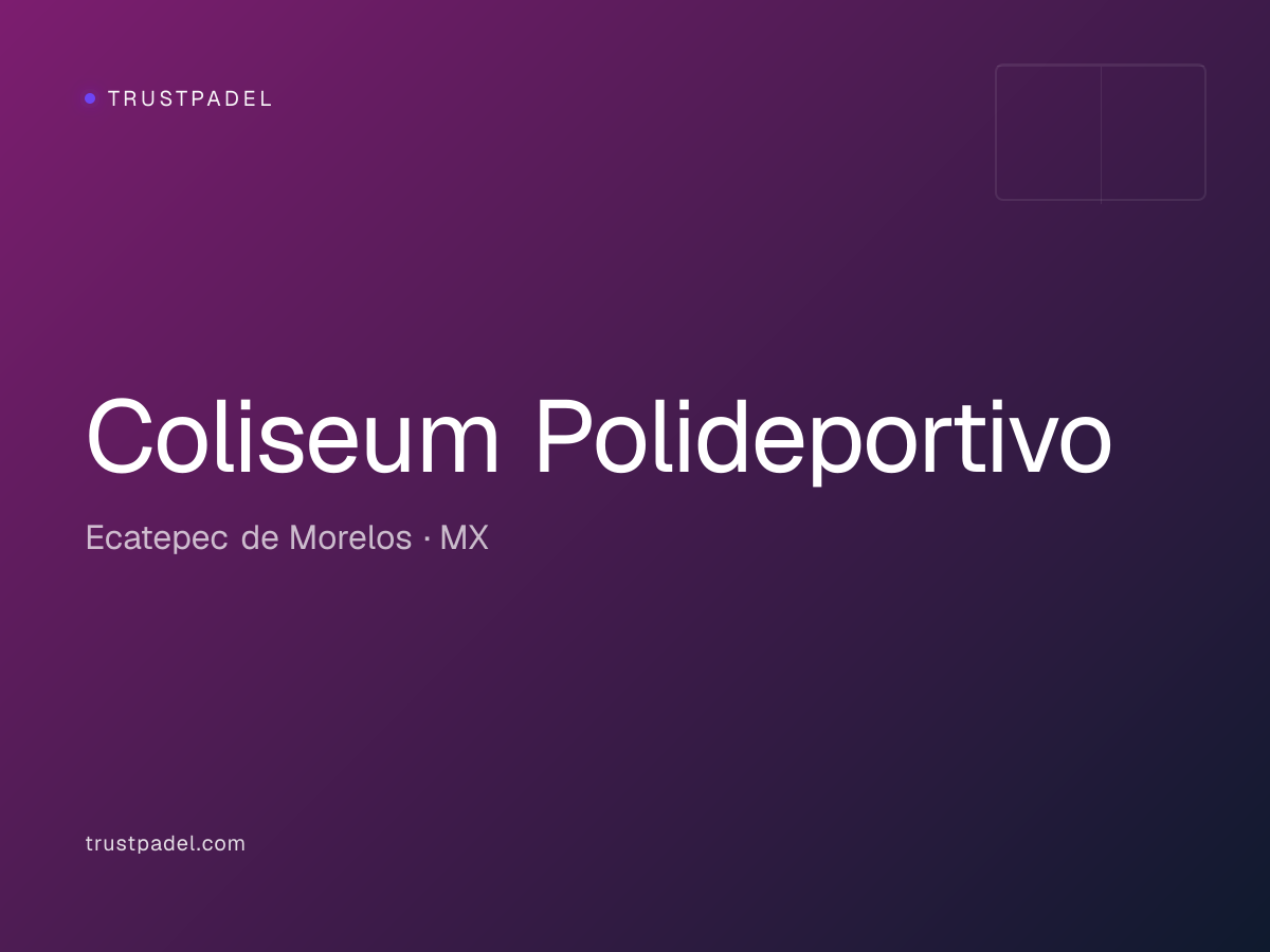 Coliseum Polideportivo padel club