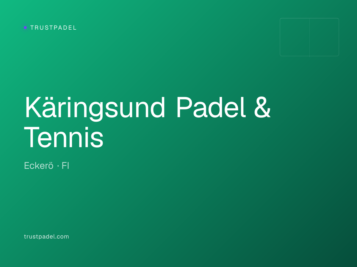 Käringsund Padel & Tennis padel club