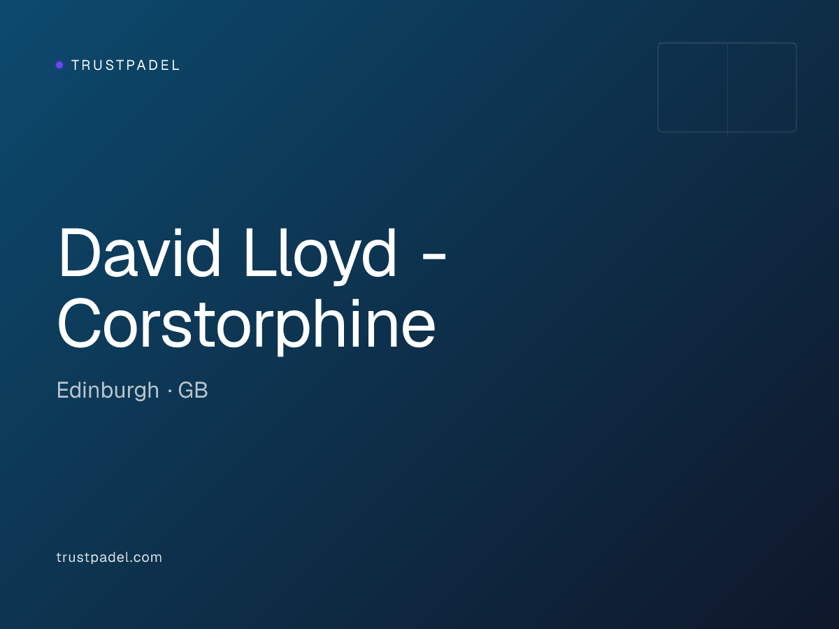 David Lloyd - Corstorphine padel club