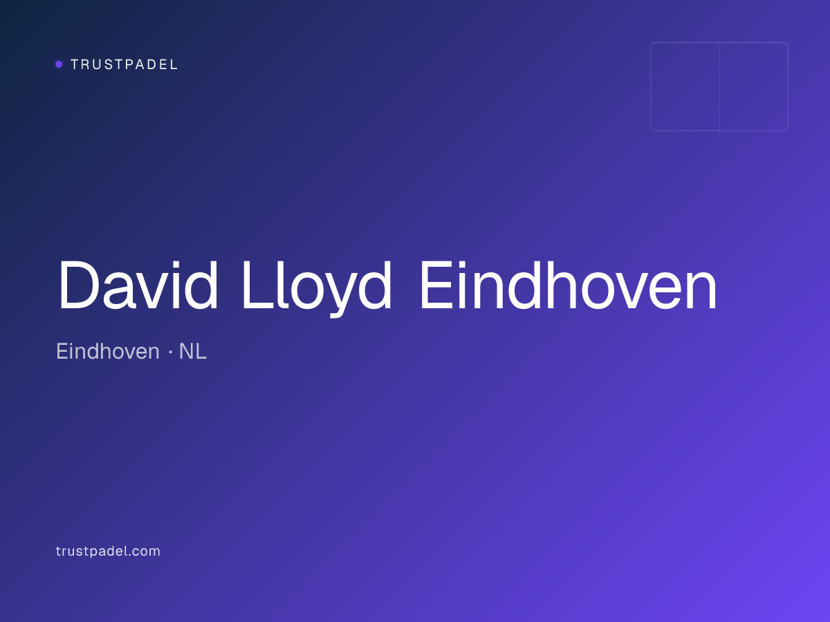 David Lloyd Eindhoven padel club