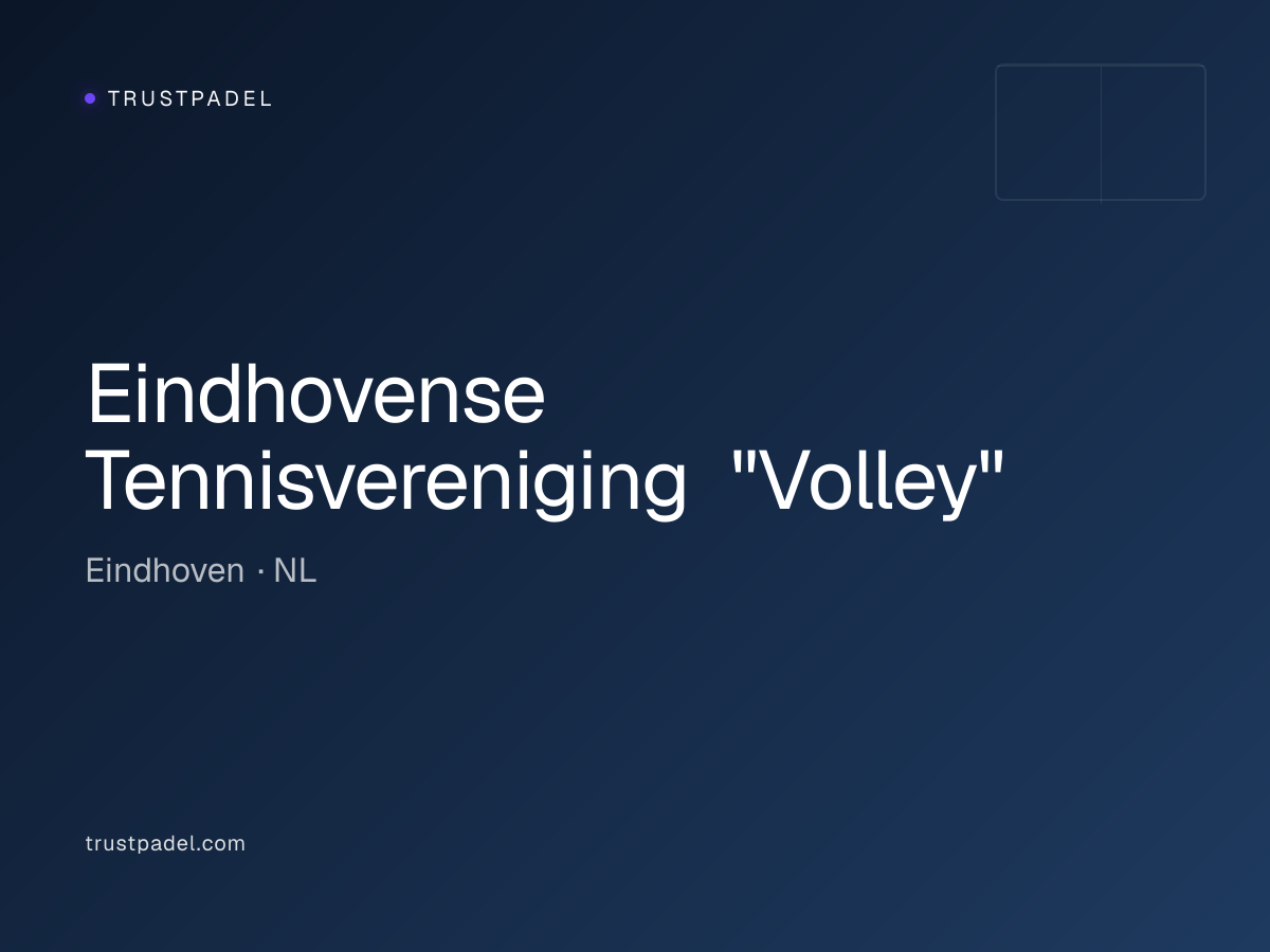 Eindhovense Tennisvereniging "Volley" padel club