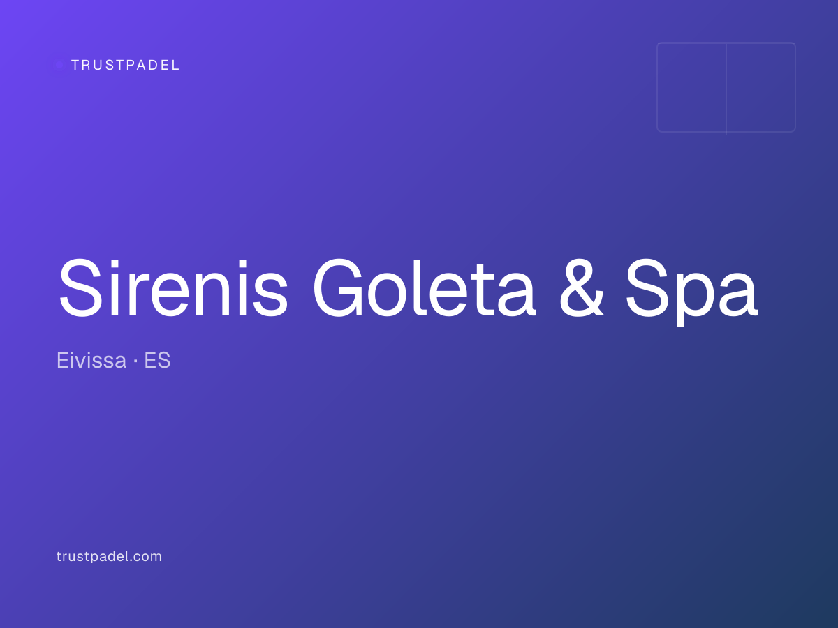 Sirenis Goleta & Spa padel club