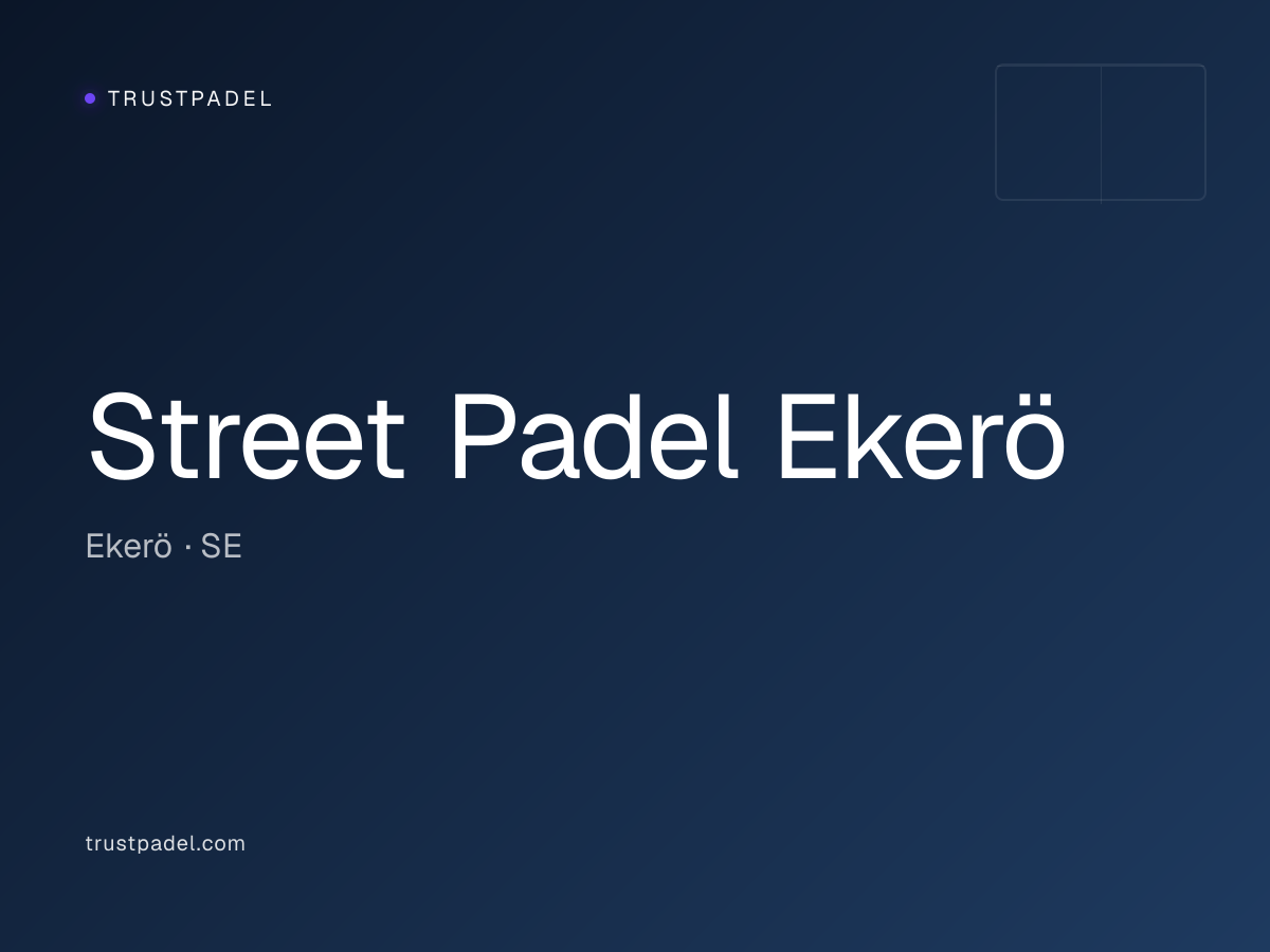 Street Padel Ekerö padel club