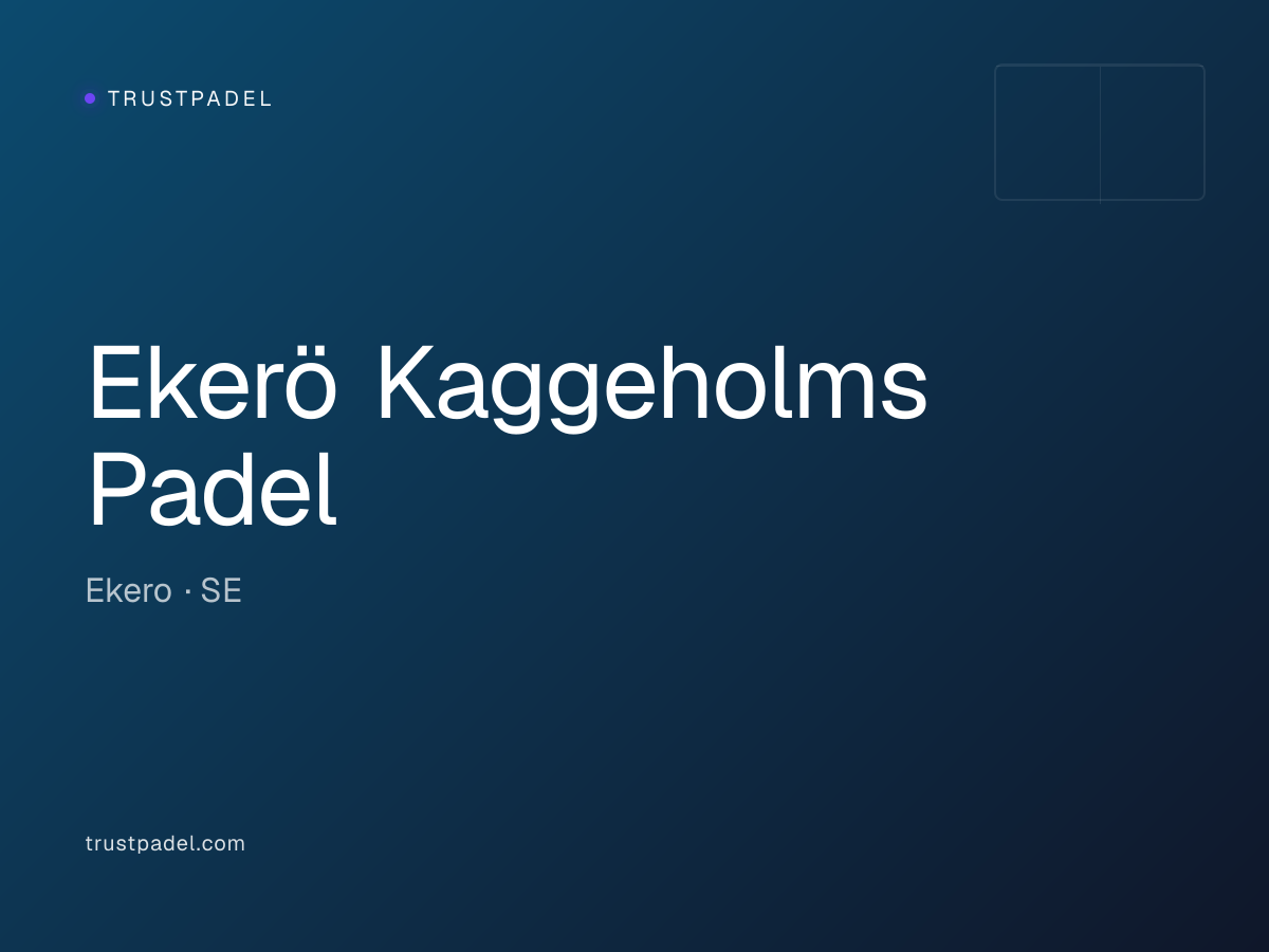 Ekerö Kaggeholms Padel padel club